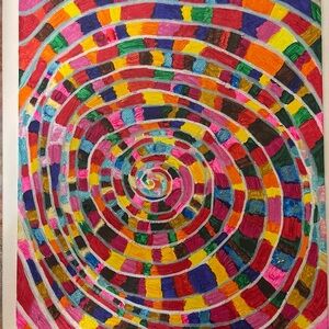 “Into” Original OOAK Hand Painted Acrylic Art By De’Ericka Beautiful Piece